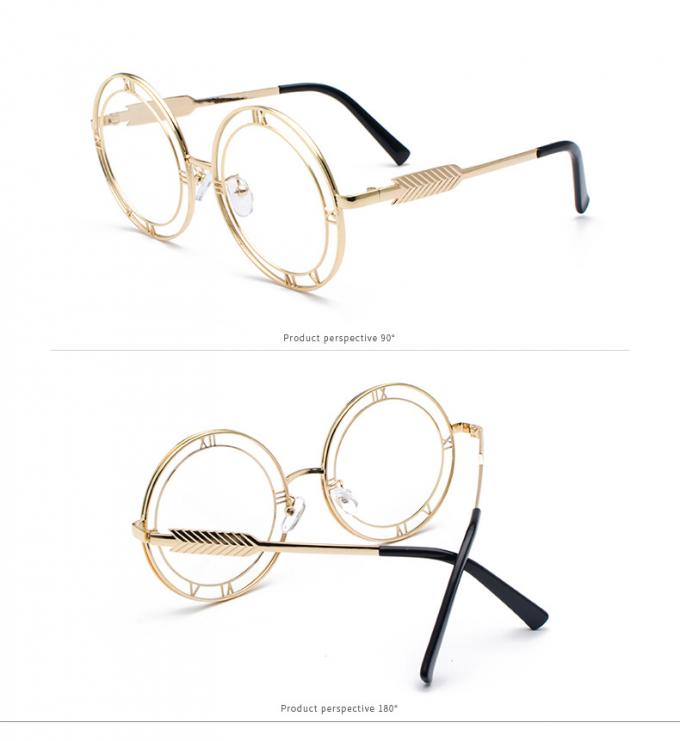 Promotional Custom Personalized Lens Sunglasses Round Shape Wayfarer Style