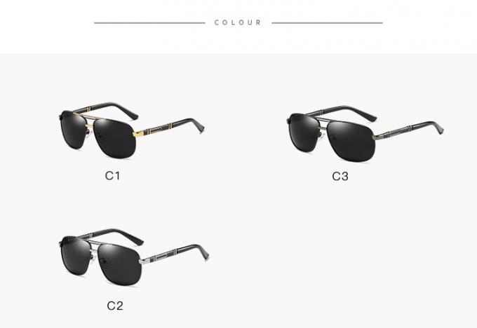 Metal Custom Printed Lens Sunglasses Driving Fishing Pilot Easy Clean