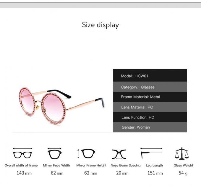 Fashion Personalized Lens Sunglasses PC Customize Logo Eye Protection Decoration