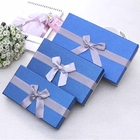 Wrapped Empty Paperboard  Gift Boxes Size 27cm*15cm*6cm White Pink supplier