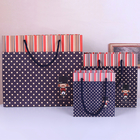 Custom Colorful Patterned Gift Bags Drawstring Sealing Recyclable Solfier Shopping supplier