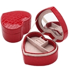 Heart Shape Cool Jewelry Organizer , Jewellery Box For Teenager Trinket Novelty Gifts supplier