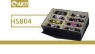 Exquisite PU Sunglass Case Box Custom Shape With Cardboard Velvet Inside supplier
