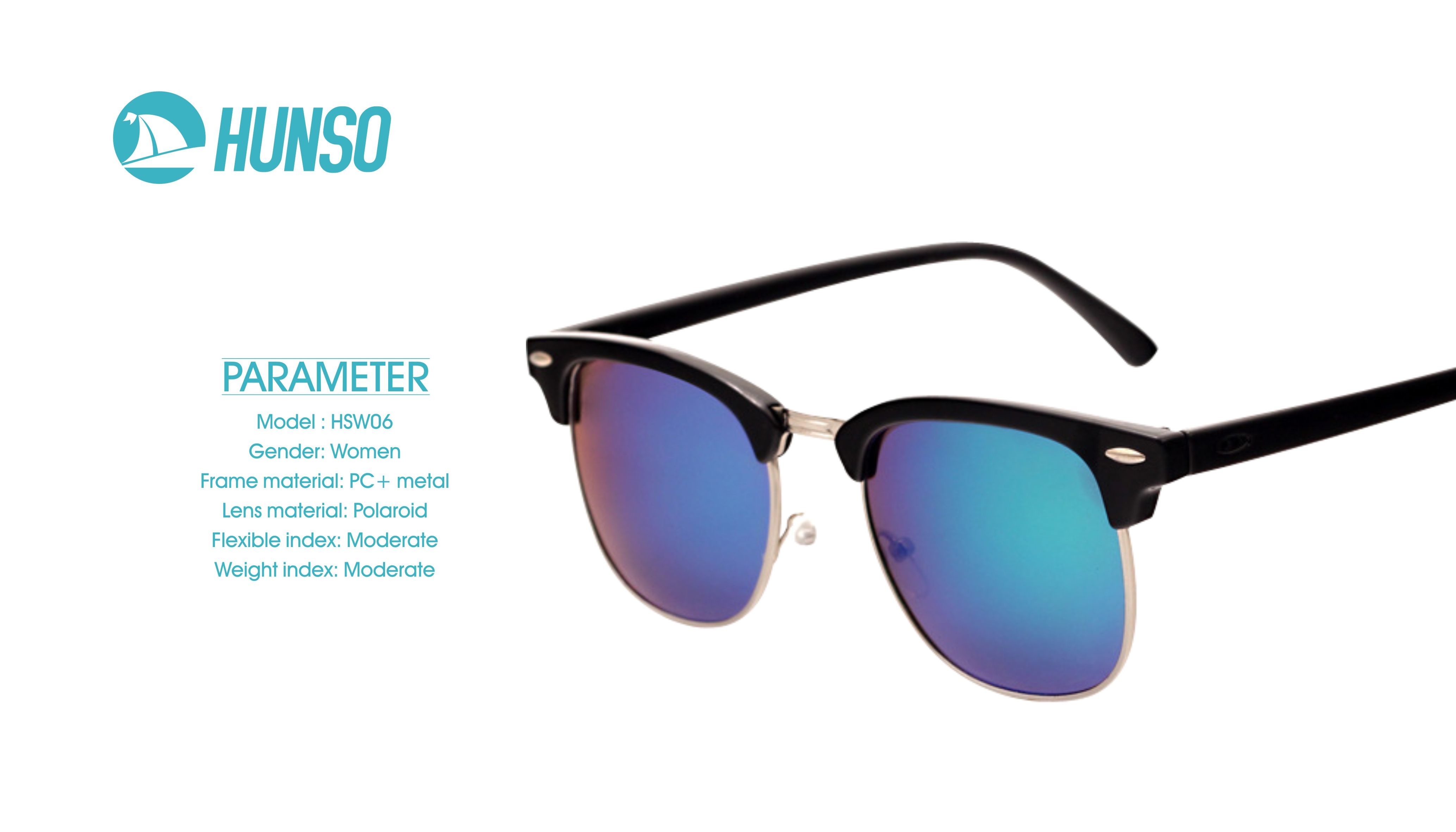 Custom Logo Printed Lenses Sunglasses True Color Strong Impact UV