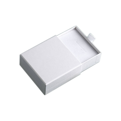 Gray Pink Velvet Magnetic Jewelry Box 2mm Sliding Drawer Gift Boxes