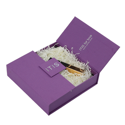 Magnet Flip Top Liquid Lipstick Paper Box , Packaging Hard Cardboard Gift Boxes