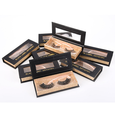SGS ROHS Eyelash Magnetic Box Paperboard Packaging CMYK 4C printing