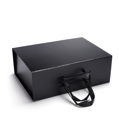 CMYK Hard Gift Boxes Folding Paper Box With Magnetic Closure