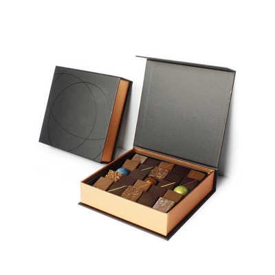 Buy CCNB Chocolate Gift Box Packaging F Flute Gold Foil Gift Boxes online manufacture