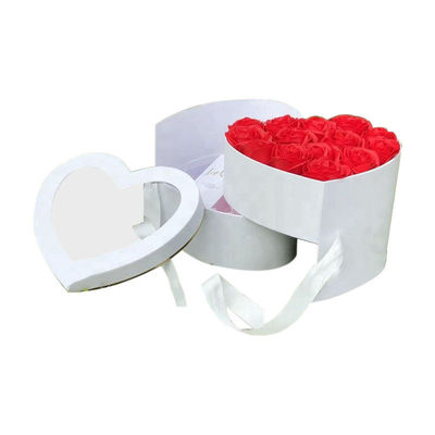Buy Dia 310mm Heart Shaped Gift Florist Rose Boxes 100mm To 300mm online manufacture