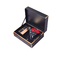 Spot UV Cosmetic Gift Box Packaging 2mm Black Gold Paper Boxes