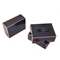 Spot UV Cosmetic Gift Box Packaging 2mm Black Gold Paper Boxes