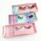 Holographic Paper Flip Top Eyelash Magnetic Box With Ribbon Handle