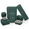 Velvet Emerald PU Leather Luxury Jewellery Packaging Boxes OEM ODM