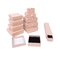 250gram Ivory Board Magnetic Jewelry Boxes Earring Packaging With VAC Tray