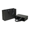 B9 W9 Corrugated Luxury Black Printed Paper Carrier Bags ODM LOGO