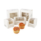 Custom Printed 2 4 6 12 Holes Wedding Christmas Cookie Baking Packaging Single Mini Kraft Paper Cupcake Cake Boxes With