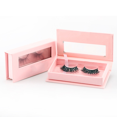 Recyclable Eyelash Extension Packaging Box Magnetic Rigid Box UV Coated