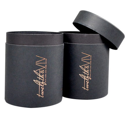 3mm Perfume Bottle Packaging Round Cardboard Boxes With Lids 10ml 30ml