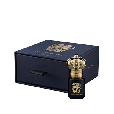 Foil Stamping Gift Perfume Packaging Box With Ribbon Handle