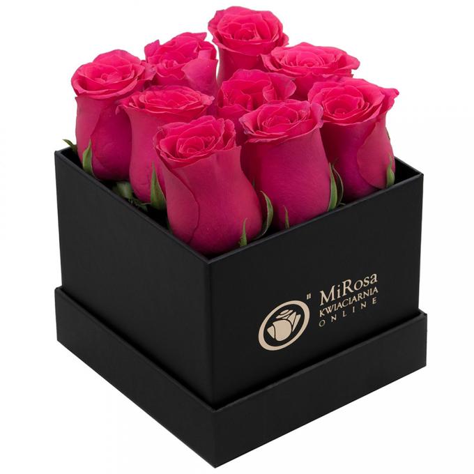 128g Flower Gift Square Cardboard Boxes With Lids CMYK 1